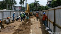 Ini penampakan proyek underpass Kartini di awal-awal masa pembangunan (Foto: Kanavino Ahmad Rizqo)