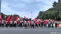 Demo Peringati Hari Perempuan Internasional Berlangsung di Monas