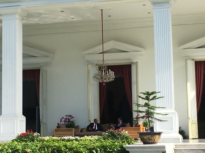 Jokowi Sambut Presiden Afrika Selatan dengan Upacara Kenegaraan