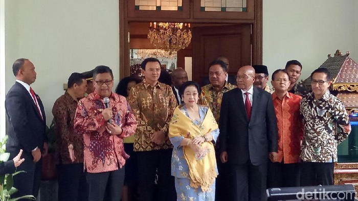 Usai Bertemu Presiden Afsel, Megawati dan Ahok Pergi Semobil