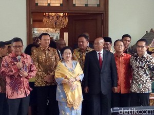 Usai Bertemu Presiden Afsel, Megawati dan Ahok Pergi Semobil