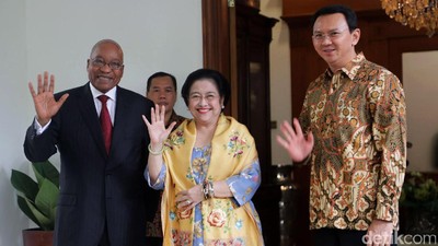 Ahok Temani Megawati Bertemu Presiden Afrika Selatan