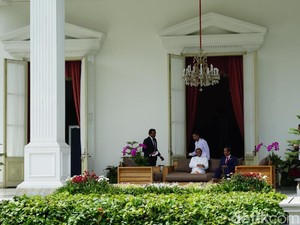 Upacara Kenegaraan Sambut Presiden Sri Lanka di Istana Merdeka
