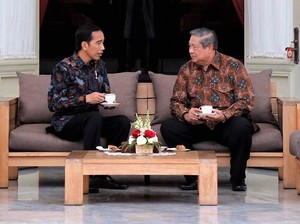 Seskab: Pertemuan Presiden Jokowi dan SBY Beri Sinyal Positif