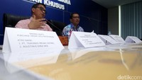 Barang bukti yang ditampilkan adalah dokumen addendum I perjanjian modal kerja, akta pendirian PT Rockit Aldeway, Purchase Order palsu atas nama CV Tamara Bakti Usaha dan PT Servo Lintas raya. Lalu ada juga dokumen perjanjian kredit modal kerja antara PT Rockit Aldeway dengan Bank X.