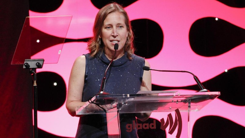 SAN FRANCISCO, CA - NOVEMBER 07:  Susan Wojcicki speaks at the GLAAD Gala at the Hilton San Francisco on November 7, 2015 in San Francisco, California.  (Photo by Kimberly White/Getty Images for GLAAD)
