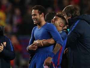 Aksi Menit-Menit Akhir Neymar
