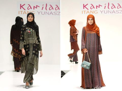 Itang Yunasz Rilis Busana Muslim Terbaru dengan Sentuhan Indonesia