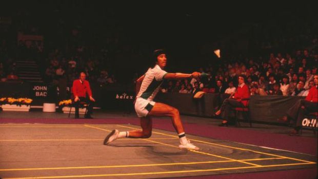 Rudy Hartono dalam aksinya di All England