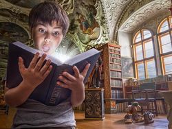 Berkat Photoshop, Ayah Jadikan Anaknya Bak di Negeri Dongeng