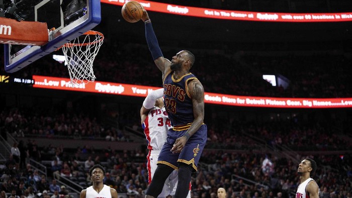 Pistons Beri Cavaliers Kekalahan Ketiga Beruntun