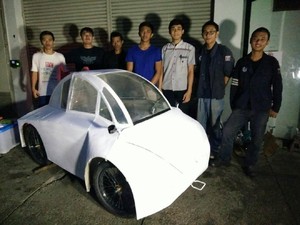 Berbekal Mesin Supra X, Mobil Hemat Energi Ini Minum Ethanol