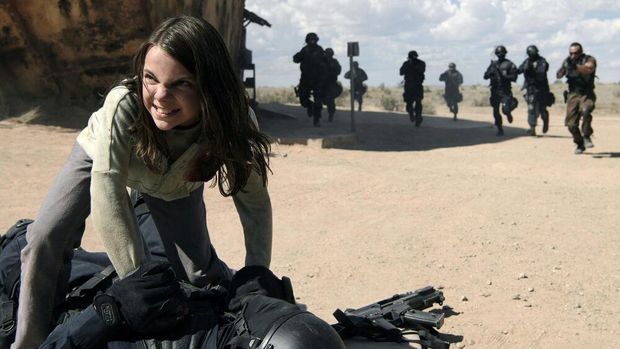 Akting Dafne Keen sebagai Laura Kinney di 'Logan'