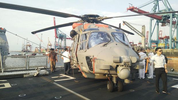 Saat Kapal Perang Italia 'Sandar' di Pelabuhan Tanjung Priok