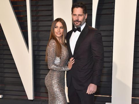 Sofia Vergara & Joe Manganiello BEVERLY HILLS, CA - FEBRUARY 26: Actor sSofia Vergara (L) and Joe Manganiello attend the 2017 Vanity Fair Oscar Party hosted by Graydon Carter at Wallis Annenberg Center for the Performing Arts on February 26, 2017 in Beverly Hills, California. (Photo by Pascal Le Segretain/Getty Images)