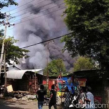 Kebakaran di Pasuruan