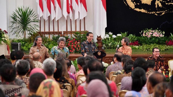 Presiden Jokowi dan musisi
