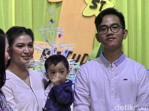 Ultah Pertama Cucu Jokowi Dirayakan Bersama Anak Yatim-Piatu