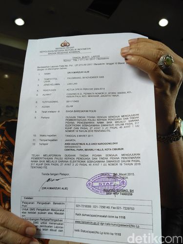 Laporkan Andi Narogong, Marzuki Alie: Kehormatan Saya Terhina
