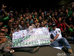 Ojek Online dan Sopir Angkot di Tangerang Gelar Deklarasi Damai