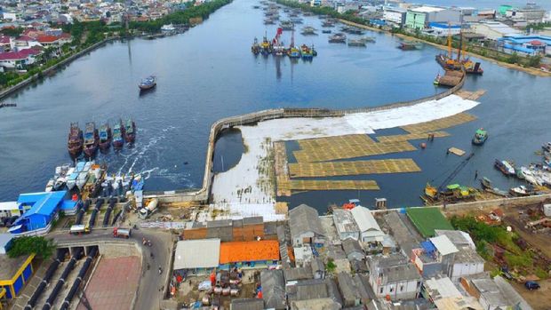 Tanggul Pengaman Pantai Jakarta Tahap 2 Ditargetkan Selesai 2018