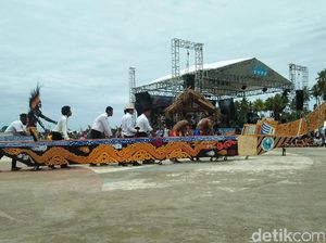 Serunya Pesta Rakyat di Pembukaan Sidang Sinode GKI XVII Raja Ampat