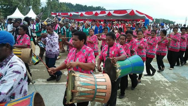 Musik dan tari-tarian ditampilkan (Bonauli/detikTravel)