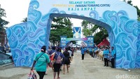Pembukaan Sidang Sinode GKI XVII di Raja Ampat jadi acara yang paling ditunggu. Kegiatan ini jadi semacam pesta rakyat yang sayang untuk dilewatkan (Bonauli/detikTravel)