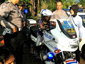 Juhdi, Bocah Sepatu Menguap Jadi Polisi Cilik Polres Cianjur