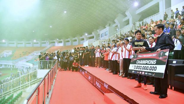Jokowi: Selamat Atas Kemenangan Arema