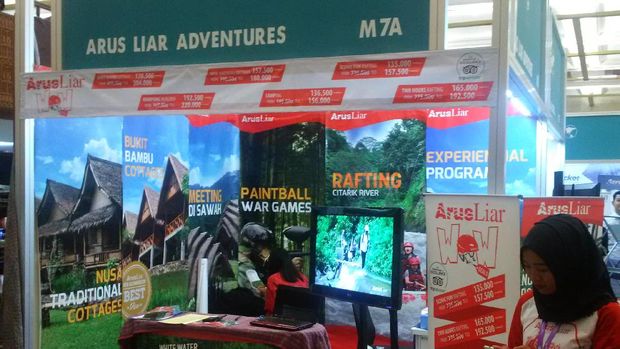  Booth Arus Liar di GATF 2017 (Masaul/detikTravel)