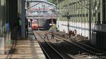 Menteri Rini dan Budi Kunjungi Proyek Stasiun Soedirman Baru
