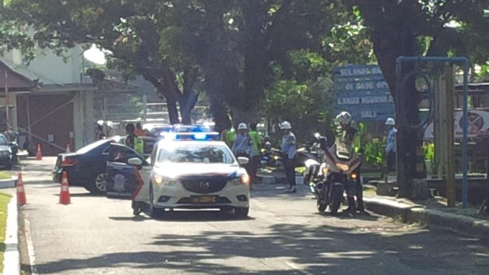 Pengamanan di Base Ops Lanud Ngurah Rai Diperketat