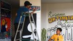 Beri Warna Beda di RPTRA dan Rusunawa dengan Mural