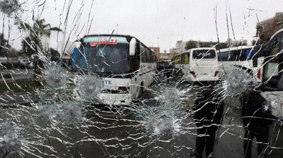 Dua Bom di Damaskus Tewaskan 74 Orang