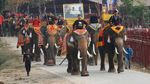 Keseruan Warga Thailand Rayakan Hari Gajah
