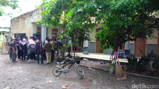 Lokasi penangkapan terduga teroris di Kediri.