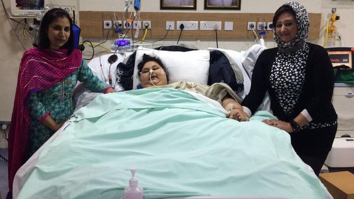 Wanita Tergemuk di Dunia Sukses Jalani Operasi Perdananya
