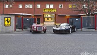 Ferrari S 125 dan LaFerrari Aperta. Ferrari pertama dan mobil super Ferrari keluaran terbaru. Foto: Ferrari
