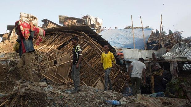 Longsor di Tempat Pembuangan Sampah Ethiopia, 48 Orang Tewas