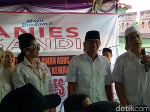 Dianggap Fitnah Ahok, Sandiaga: Jadi Politikus Jangan Baper-an