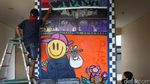 Beri Warna Beda di RPTRA dan Rusunawa dengan Mural