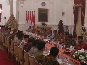 Jokowi Ajak Pimpinan Lembaga Negara Bersinergi