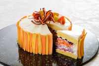 Tak Usah Takut Menyantapnya, Kue Cantik Ini Terbuat dari 100% Sayuran