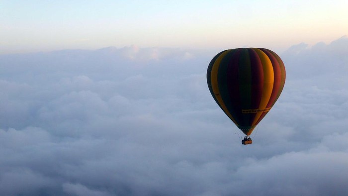 Sensasi naik balon udara di Hunter Valley, Australia