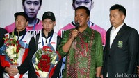 Imam Nahrawi menyampaikan pidato penyambutan.