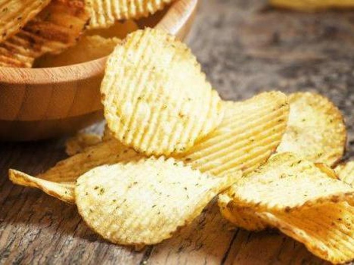 keripik kentang rasa unik