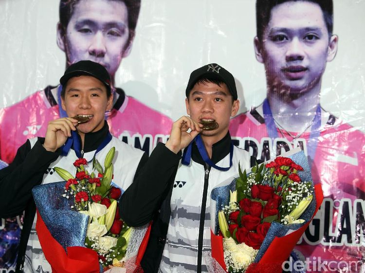 Kevin/Marcus Tiba di Tanah Air