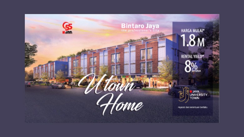 U-Town Home, Investasi Menggiurkan di Bintaro Jaya