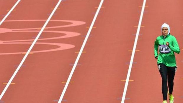 Sarah Attar, atlet berhijab dari Arab Saudi pada Olimpiade 2012 London